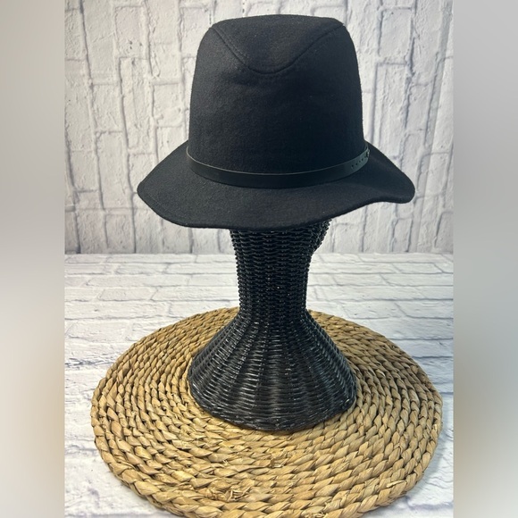 Phase 3 Stylish Black Fedora Hat. Wool. - Picture 2 of 12